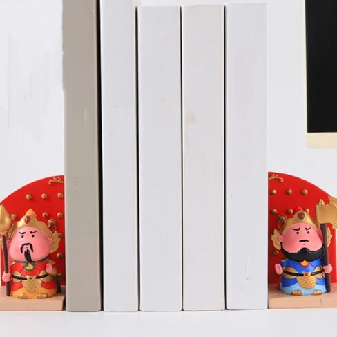 Bookend Support Cute Office Bookends, Chinese Desktop Decorative for Shelves Bookends in Kuwait