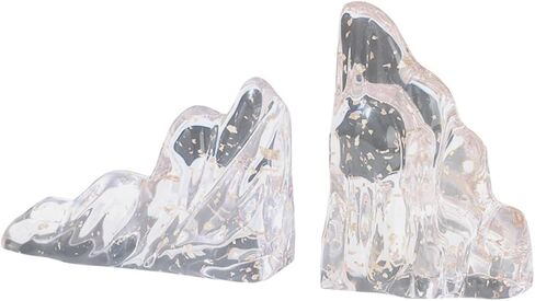 Bookend Support Bookends Simple Decorative Resin Book Organiser False Shelf Tidy for Bedroom Office Library or Study Bookends in Kuwait