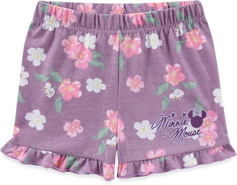 Disney Minnie Mouse Girls Short Sleeve Shirt and Shorts Set for Toddler to Big Kids in Kuwait