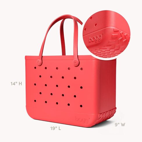 BOGG BAG Boggs N’ Ends Travel Organizer (Capri Coral) + Original, Large Tote (Coral Me Mine) – Durable, Washable, Tip-proof – Beach, Pool, Boat, Work, Sports in Kuwait