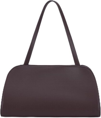 Small Leather Tote Bag，Clutch Purse with Shoulder Strap， Small Vegan Leather Handbag in Saudi Arabia