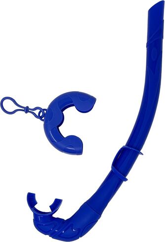 Scuba Choice Silicone Roll-up Nautilus Snorkel with Storage Container, Yellow in Saudi Arabia