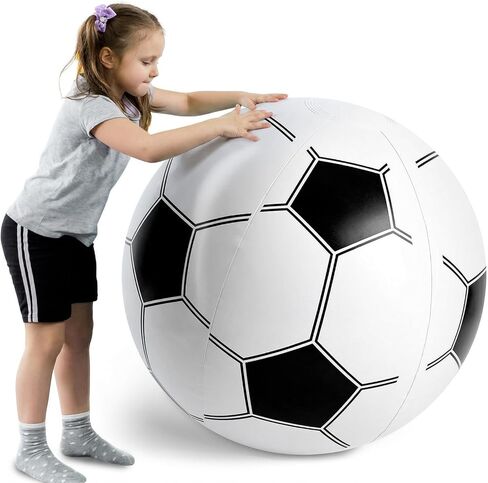 Shindel Inflatable Ball, Giant Inflatable Baseball for Kids 27 Inch Large Beach Ball for Party Favors Summer Swimming Pool Beach Game in Saudi Arabia