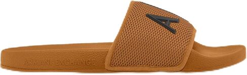 Armani Exchange mens Sandal Mykonos Knit Logo Slides in Kuwait