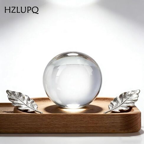 6PCS Clear Crystal Ball Spheres, Decorative Glass Orbs for Home Decor in Saudi Arabia