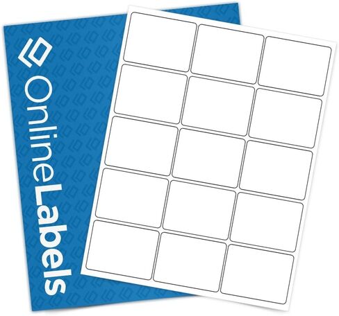 2.675 x 2 Rectangle Labels - Pack of 1,500 Labels, 100 Sheets - Inkjet/Laser Printer - Online Labels in Saudi Arabia