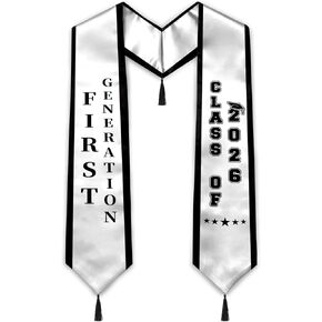 First Generation Graduation Stole Class of 2026,First Gen Graduation Sash 72" in Saudi Arabia