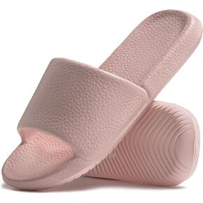 Happy Lily Shower Shoes for Women, Non-Slip Shower Slippers Quick-drying Material, Ultra-soft Lightweight Slide Sandals with Simple Style in Saudi Arabia