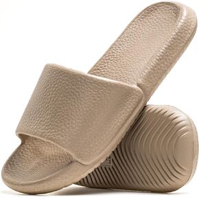 Happy Lily Slippers for Women, Non-Slip Shower Shoes Quick-drying Material, Ultra-soft Lightweight Slide Sandals with Simple Style in Kuwait