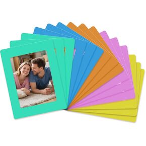 Haploon 50 Pack 4x6 Colorful Magnetic Photo Frames, Fridge Picture Frame Magnets, Reusable Magnet Frame Photo Magnets Sleeves for Refrigerator, Locker, Office, Kitchen Cabinet (5 Color) in Saudi Arabia
