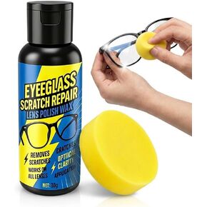 Eyeglass Scratch Remover Spray, Glasses Lens Scratch Remover For Eyeglasses & Sunglasses, Home Minor Lens Cleaning & Restoration Spray For Clearer Vision (1) in Saudi Arabia
