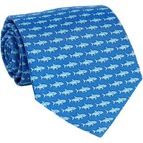 vineyard vines Bonefish Silk Tie, Tide Blue in Kuwait