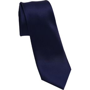DKNY Men’s Navy Blue Solid & Pattern Necktie | Slim 2.75" Width | Modern Formal & Business Tie in Saudi Arabia