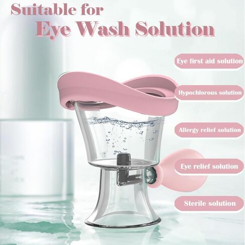 3Pack Eye Wash Cup, Portable Eye Washer Cleaner Kit Silicone Air Pressure Eye Cleaning Cup Eye Care Eye Rinse for Soothing Tired Eyes Effective Relief Tired Eyes Cleaning Eye Dust Makeup Irritants in Saudi Arabia
