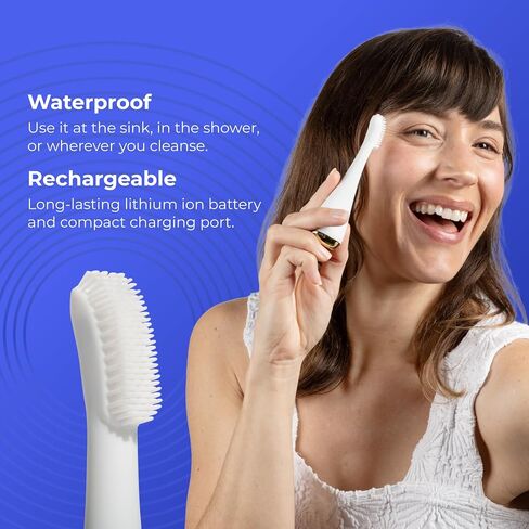 Blinkjoy Lid & Lash Cleanser + Electric Eyelid Brush 2 (White) Bundle | Daily Eyelid and Lash Hygiene Kit for Dry Eyes, Demodex, Blepharitis, Makeup Removal in Saudi Arabia
