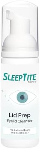 SleepTite SleepRite Sensitive Overnight Lid Seals 60-Count with Lid Prep Eyelid Cleanser — Nighttime Eye Care Bundle for Sensitive Skin in Saudi Arabia