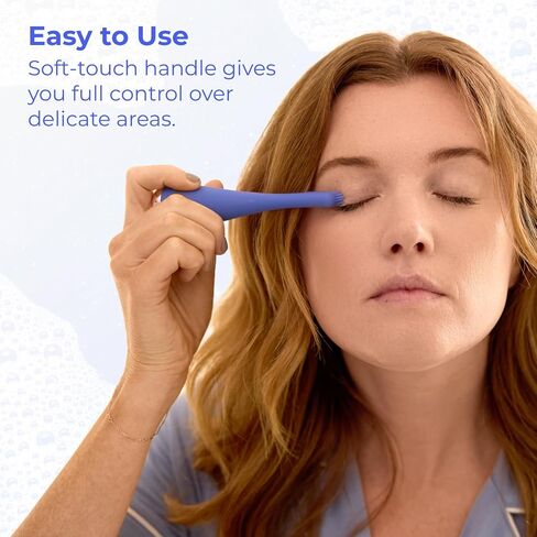 Blinkjoy Lid & Lash Cleanser + Electric Eyelid Brush 2 (Blue) Bundle | Daily Eyelid and Lash Hygiene Kit for Dry Eyes, Demodex, Blepharitis, Makeup Removal in Saudi Arabia