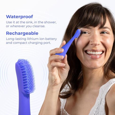Blinkjoy Lid & Lash Cleanser + Electric Eyelid Brush 2 (Blue) Bundle | Daily Eyelid and Lash Hygiene Kit for Dry Eyes, Demodex, Blepharitis, Makeup Removal in Saudi Arabia