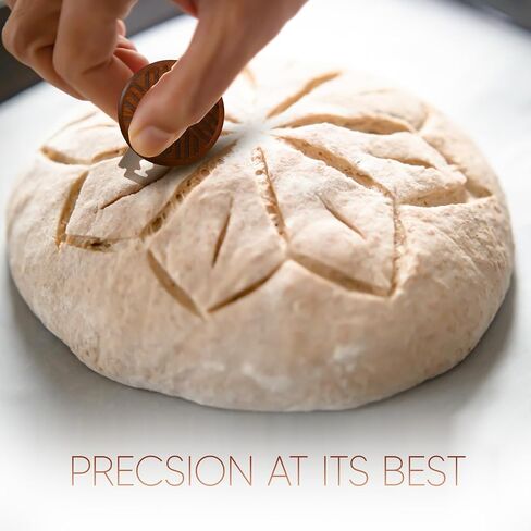 RICCLE Magnetic Bread Lame Dough Scoring Tool - Professional Sourdough scoring tool for Sourdough Bread baking & Bread Making Tools with 15 Blades and 2 Finger Cots Cut Resistant Protector in Kuwait