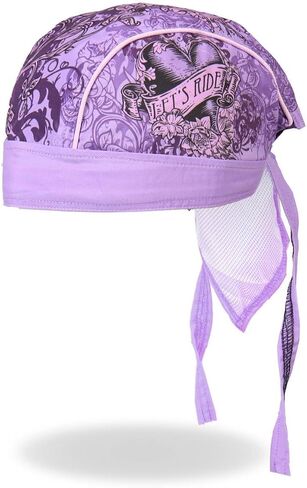 غطاء رأس لدراجة نارية للسيدات من Hot Leathers/Doo Rag - ألوان الموضة وتصميمات جرافيك لراكبي الدراجات النارية in Kuwait