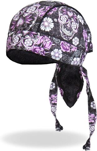 غطاء رأس لدراجة نارية للسيدات من Hot Leathers/Doo Rag - ألوان الموضة وتصميمات جرافيك لراكبي الدراجات النارية in Kuwait