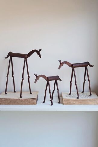 Set of 3 Forged Iron Horses in Kuwait