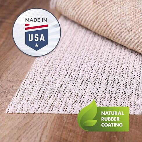 Slip-Stop Rug Grip Low-Profile Non-Slip Rug Pad for Area Rugs and Runner Rugs, Rug Pad for Hardwood Floors 9' x 12' in Saudi Arabia