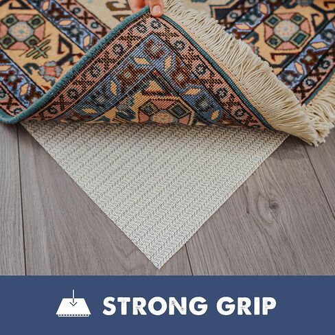 Slip-Stop Rug Grip Low-Profile Non-Slip Rug Pad for Area Rugs and Runner Rugs, Rug Pad for Hardwood Floors 9' x 12' in Saudi Arabia