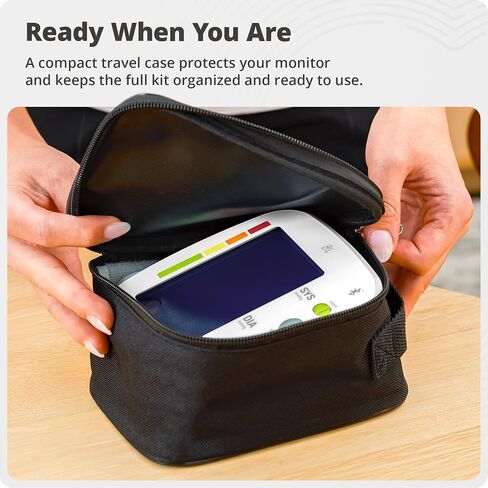 Greater Goods Bluetooth Blood Pressure Monitor for Home Use, Upper Arm BP Machine with Wide Range Cuff, Accurate Digital Readings, Balance Health App, Compatible with iOS and Android Devices in Saudi Arabia