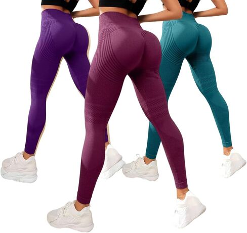 2 PCS Cellulite Leggings, High Waist 3D Anti Cellulite Leggings for Women, Slimming Workout Yoga Pants in Kuwait