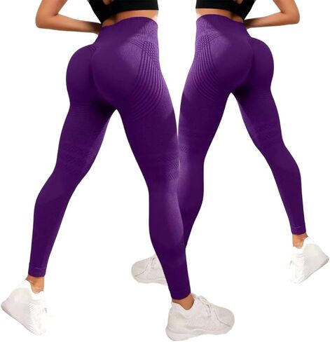 2 PCS Cellulite Leggings, High Waist 3D Anti Cellulite Leggings for Women, Slimming Workout Yoga Pants in Kuwait