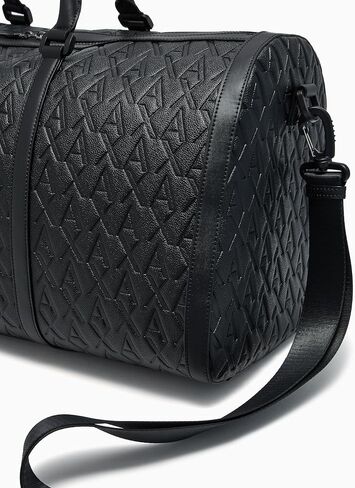 حقيبة Liam Duffel للرجال من Armani Exchange، سوداء، مقاس واحد in Kuwait