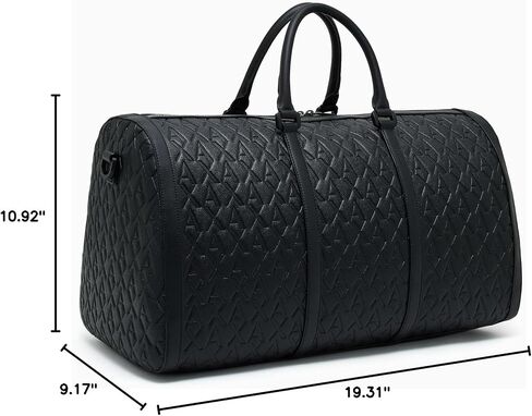 حقيبة Liam Duffel للرجال من Armani Exchange، سوداء، مقاس واحد in Kuwait