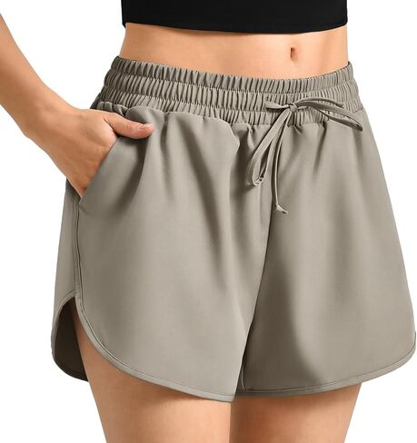 Walifrey Running Shorts for Women with Liner High Waisted Lightweight Summer Athletic Shorts in Saudi Arabia
