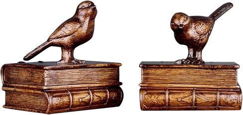 Bookend Support Book Ends for Shelves Vintage Bird Bookends Heavy Duty for Office School and Home Accessories Bookends in Saudi Arabia