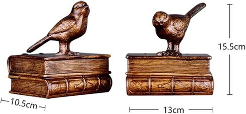 Bookend Support Book Ends for Shelves Vintage Bird Bookends Heavy Duty for Office School and Home Accessories Bookends in Saudi Arabia