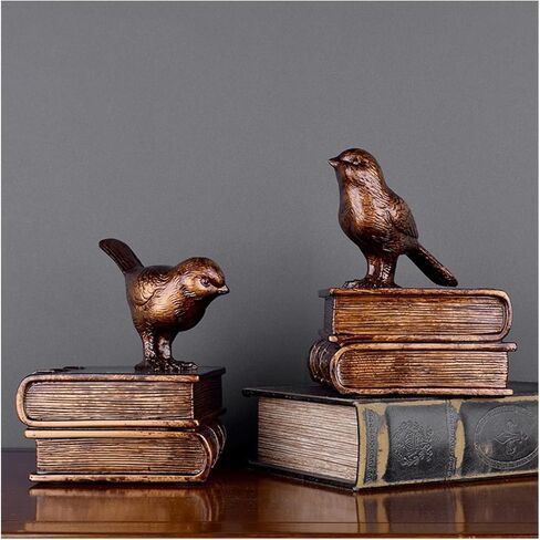 Bookend Support Book Ends for Shelves Vintage Bird Bookends Heavy Duty for Office School and Home Accessories Bookends in Saudi Arabia