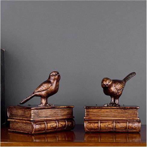 Bookend Support Book Ends for Shelves Vintage Bird Bookends Heavy Duty for Office School and Home Accessories Bookends in Saudi Arabia