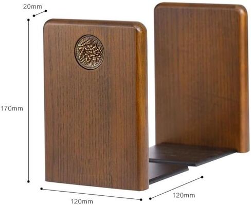 Bookend Support Book Ends, Decorative for Shelves - Sturdy Stop for Office School Bookends in Saudi Arabia