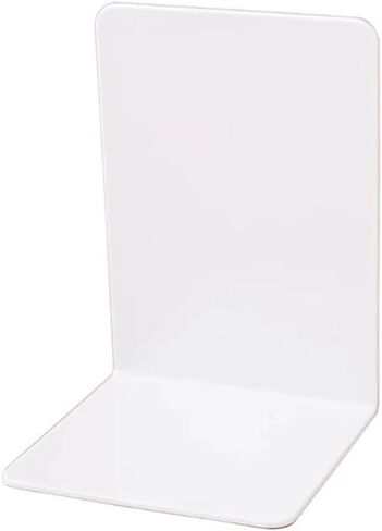 Bookend Support Bookends L-Shaped Book Stoppers Desk Bookshelf Holders Shelf End for Library Bookends(Gris) in Saudi Arabia