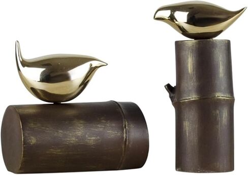 Bookend Support Book Ends for Shelves Chinese Style Resin Bird Booken Decorative Accessories to Hold Books Firmly on Bookshelf Bookends in Saudi Arabia