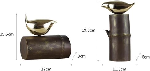 Bookend Support Book Ends for Shelves Chinese Style Resin Bird Booken Decorative Accessories to Hold Books Firmly on Bookshelf Bookends in Saudi Arabia