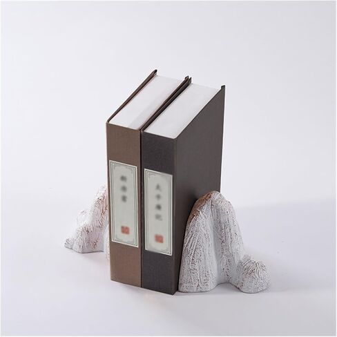 Bookend Support Chinese Bookends Study Room Zen Fake Mountain Bookend Handicraft Decorations Living Office Home Furnishings Bookends in Saudi Arabia