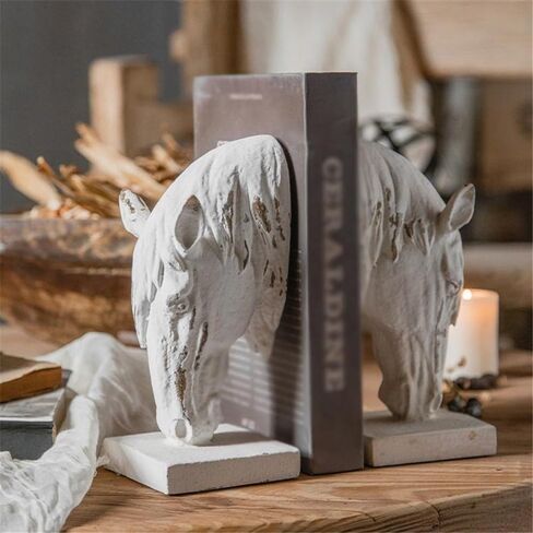 Bookend Support Book Ends for Shelves - Bookends to Hold Books Heavy Duty, Stopper for Home Office Decor Bookends in Saudi Arabia