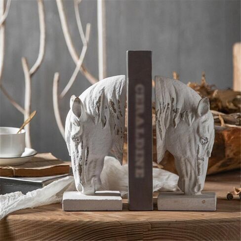 Bookend Support Book Ends for Shelves - Bookends to Hold Books Heavy Duty, Stopper for Home Office Decor Bookends in Saudi Arabia