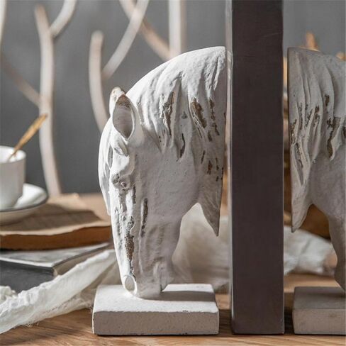 Bookend Support Book Ends for Shelves - Bookends to Hold Books Heavy Duty, Stopper for Home Office Decor Bookends in Saudi Arabia