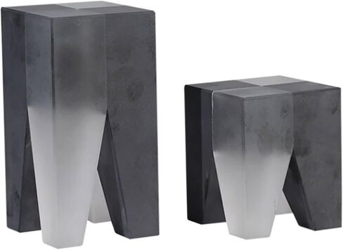 Bookend Support Geometric Bookends Living Room Decorative Modern Creative Crystal Patchwork Study Wine Cooler Desktop Ornaments Bookends in Saudi Arabia