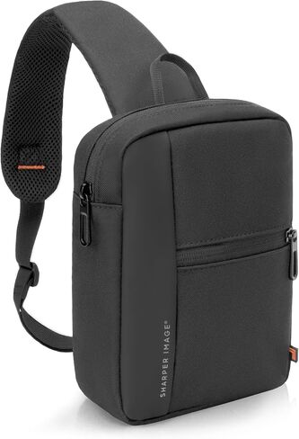 Sharper Image Crossbody Bag, Water Resistant Sling Backpack for Men,Women Daypack Cross Body Shoulder Chest Bag for Travel, Hiking, Outdoor Black (Signature Collection) in Kuwait