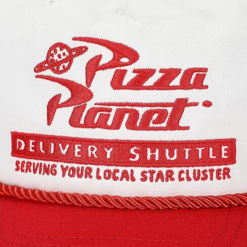 Bioworld Toy Story Pizza Planet White & Red Snapback Hat in Kuwait