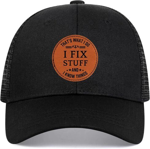 Dad Hat Fathers Day Dad Gifts Mens Baseball Cap Christmas Birthday Gift for Dad Husband Grandpa Black in Saudi Arabia